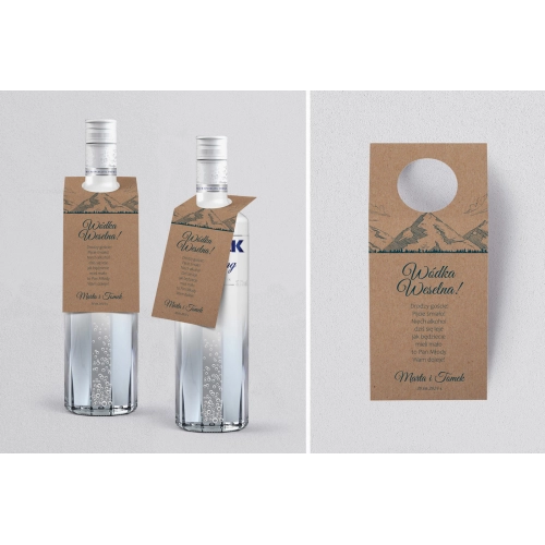 Zawieszka na alkohol oczko Natura Kraft Motyw 1