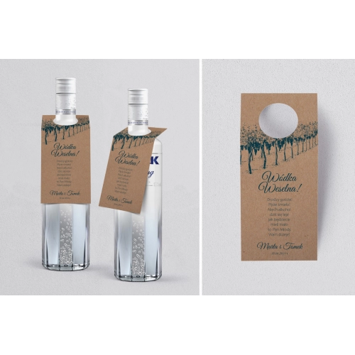 Zawieszka na alkohol oczko Natura Kraft Motyw 2