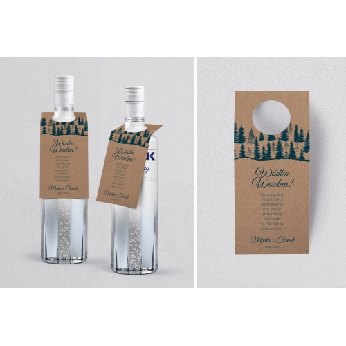 Zawieszka na alkohol oczko Natura Kraft Motyw 3