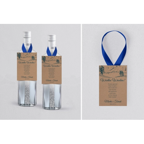 Zawieszka na alkohol Natura Kraft - Motyw 3