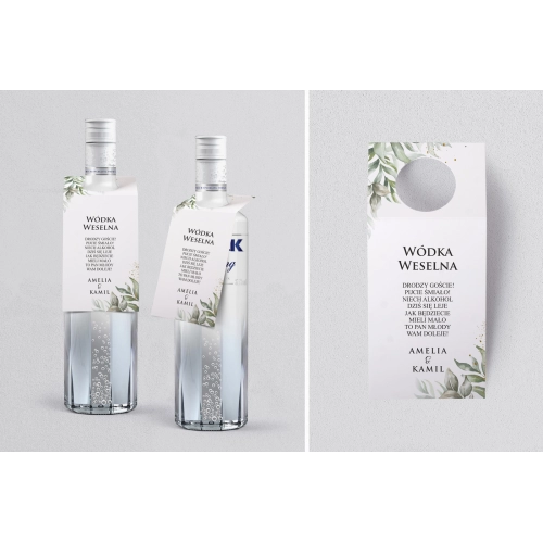 Zawieszka na alkohol oczko Leaves Motyw 1