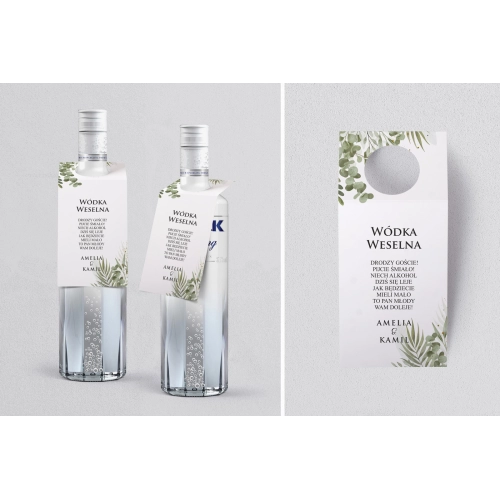 Zawieszka na alkohol oczko Leaves Motyw 2