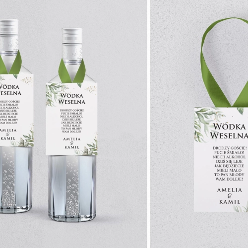 Zawieszka na alkohol Leaves - Motyw 1