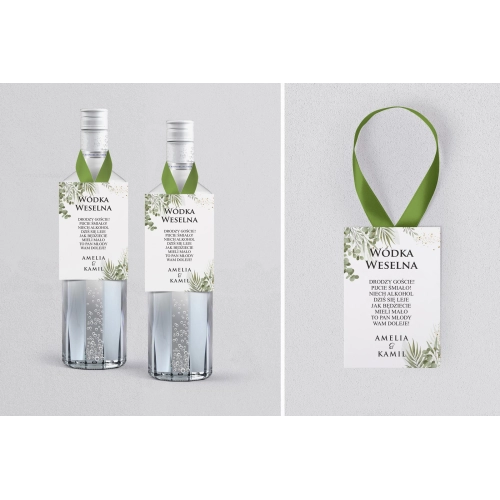 Zawieszka na alkohol Leaves - Motyw 2