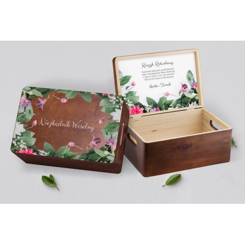 Koszyczek ratunkowy weselny brązowy - Soft Motyw 6