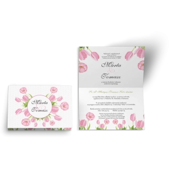 Zaproszenie ślubne Radosny Dzień - Motyw 6