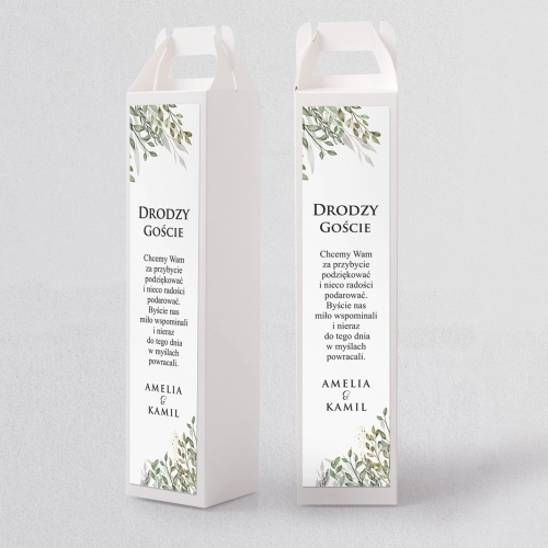 Pudełko na alkohol Leaves Motyw 3