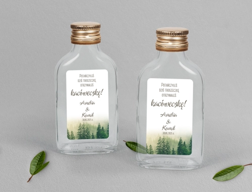 Buteleczka - Piersiówka Forest - Motyw 1