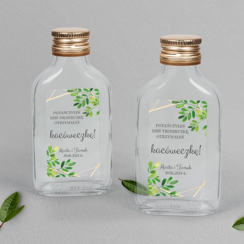 Buteleczka - Piersiówka Flowers & Frame Motyw 3