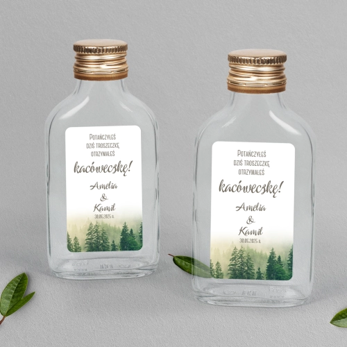 Buteleczka - Piersiówka Forest - Motyw 1