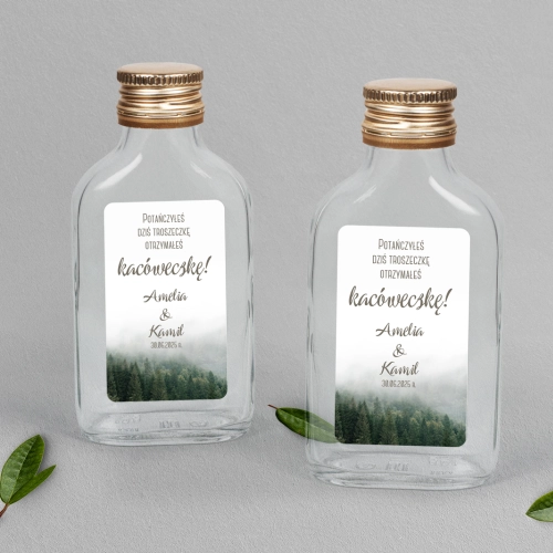 Buteleczka - Piersiówka Forest - Motyw 2