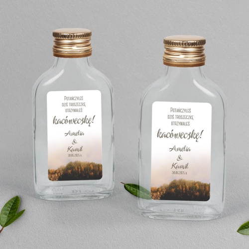 Buteleczka - Piersiówka Forest - Motyw 3