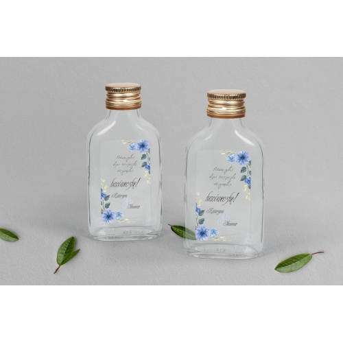 Buteleczka - Piersiówka Akwarelowe Wianki Motyw 1