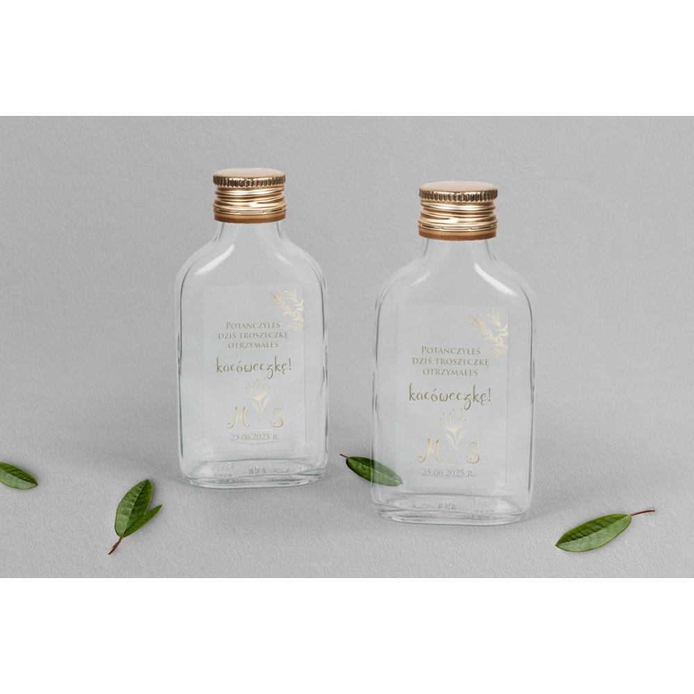 Buteleczka - Piersiówka Fiori Motyw 3