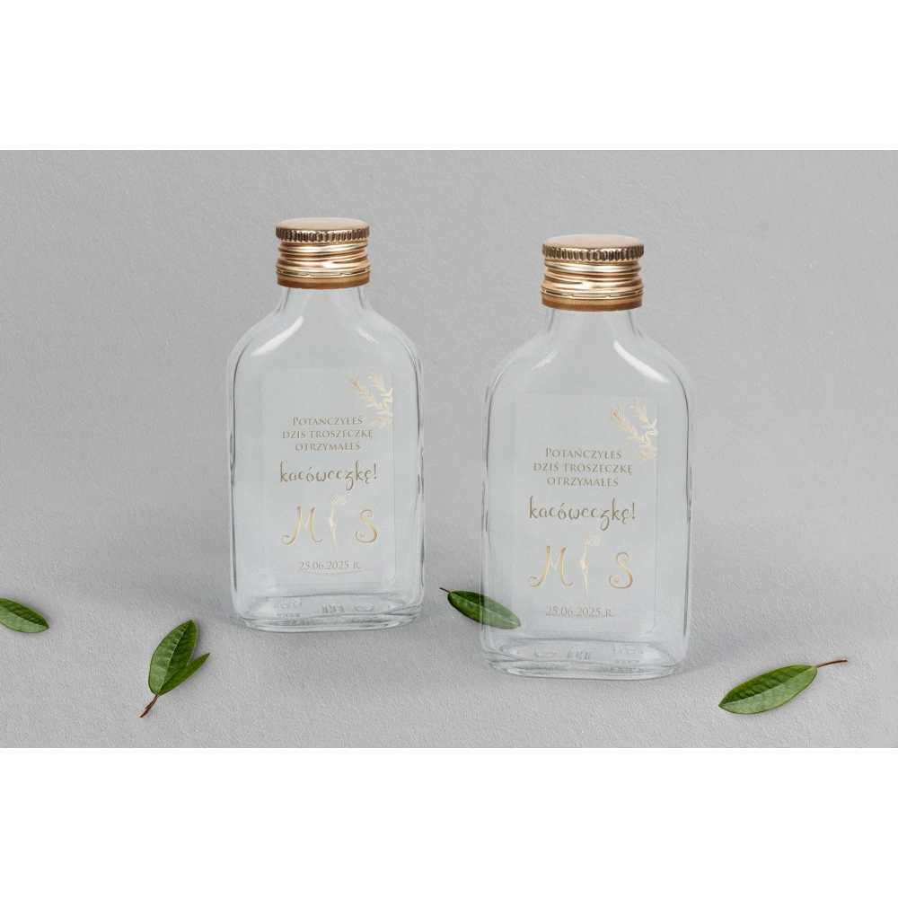 Buteleczka - Piersiówka Fiori Motyw 4