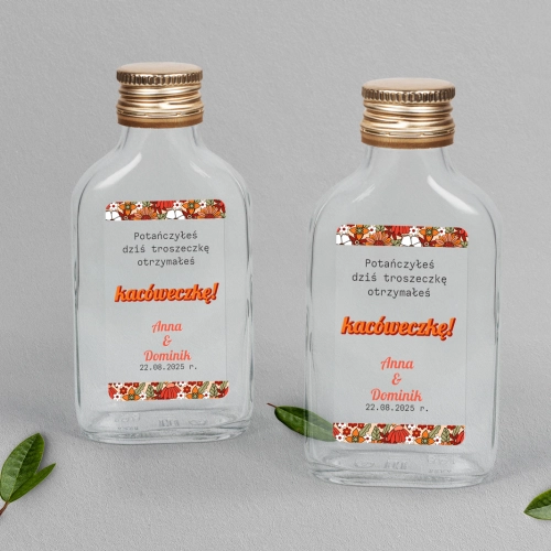 Buteleczka - Piersiówka Retro Style Motyw 3