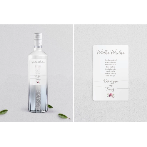 Naklejki na alkohol - PasteLove Motyw 1