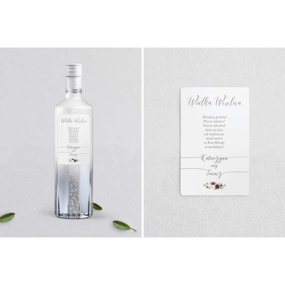 Naklejki na alkohol - PasteLove Motyw 3