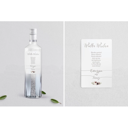 Naklejki na alkohol - PasteLove Motyw 3