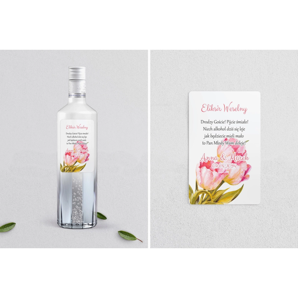 Naklejki na alkohol - Sweet Love Motyw 4