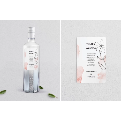 Naklejki na alkohol - Julietta Motyw 2