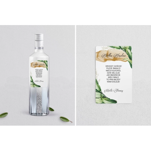 Naklejki na alkohol - Charlotte Motyw 1