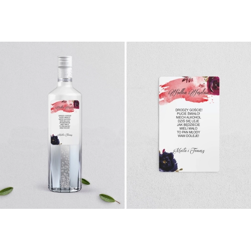 Naklejki na alkohol - Charlotte Motyw 3