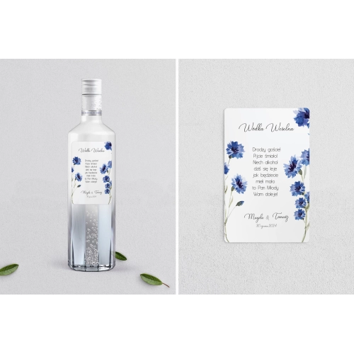 Naklejki na alkohol - Biały Czas - Motyw 2