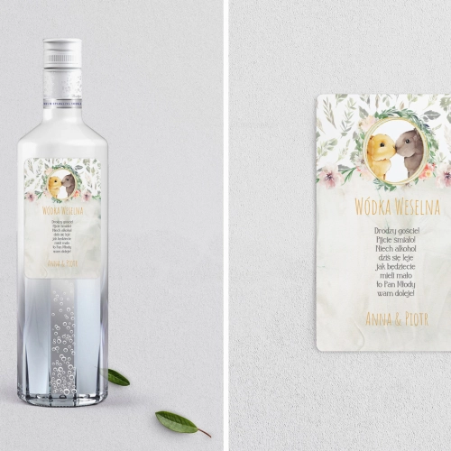 Naklejki na alkohol - Animals - Motyw 4