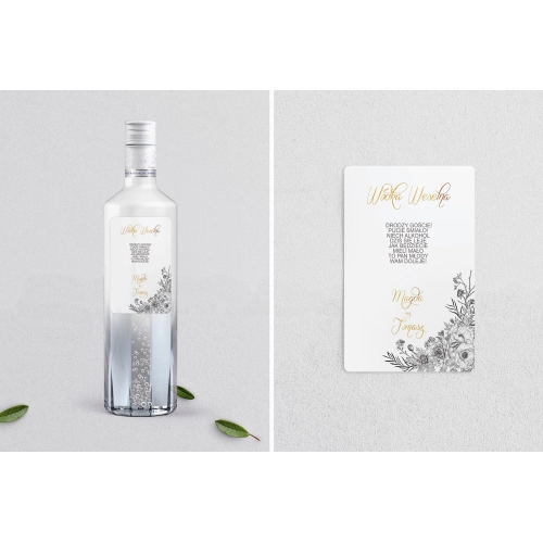 Naklejki na alkohol - Adore - Motyw 1