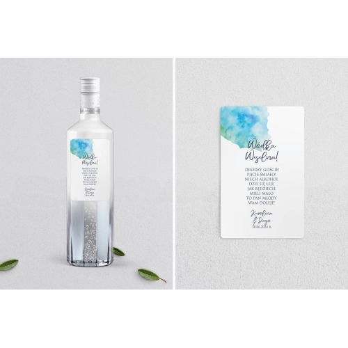 Naklejki na alkohol - Mapa Motyw 3