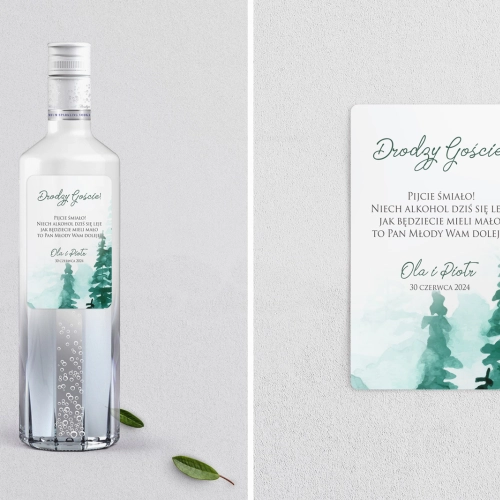 Naklejki na alkohol - Gaja Motyw 3