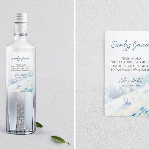 Naklejki na alkohol - Gaja Motyw 6