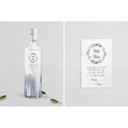 Naklejki na alkohol - Wianki Motyw 1