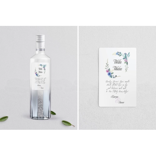 Naklejki na alkohol - Wianki Motyw 8