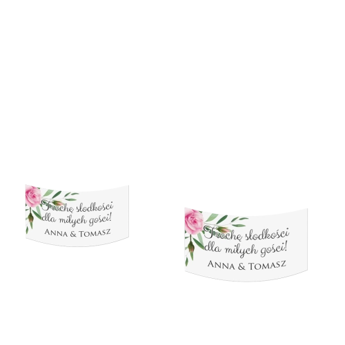 Słoiczek na słodkości - Flowers & Frame Motyw 4