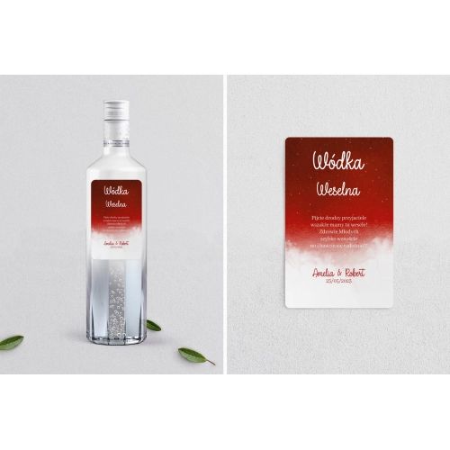 Naklejki na alkohol - Cloud Motyw 2