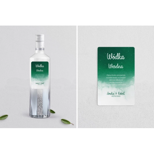 Naklejki na alkohol - Cloud Motyw 3