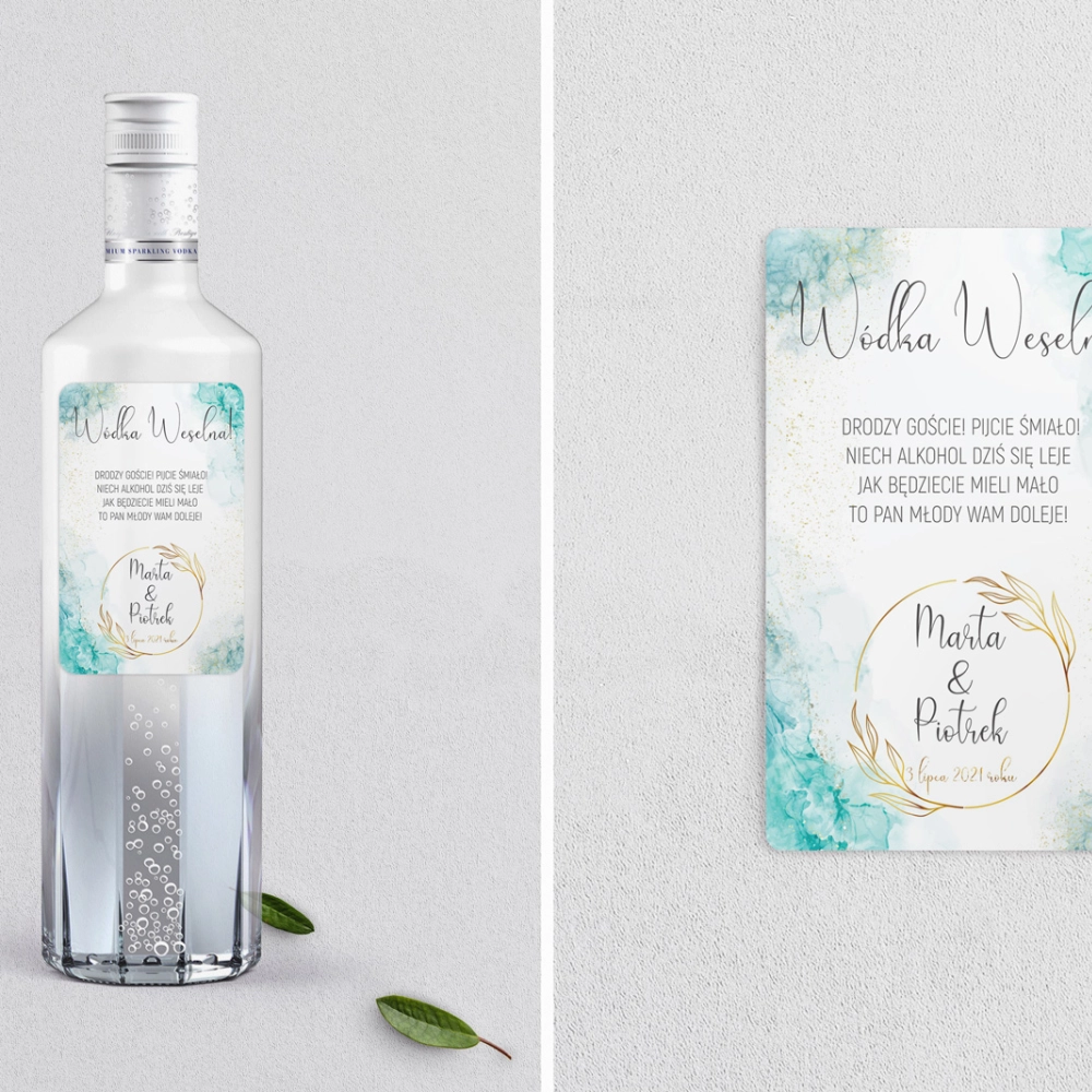 Naklejki na alkohol - Glamour Ink - Motyw 3