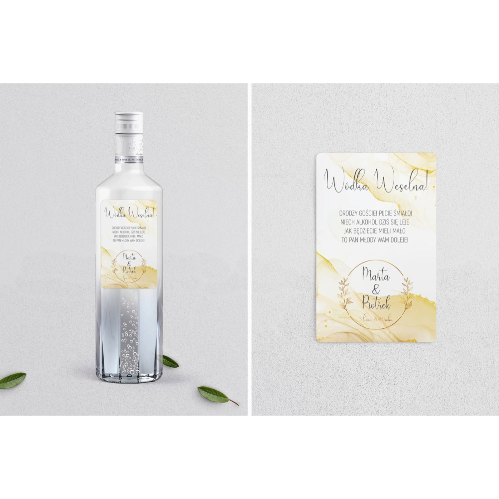 Naklejki na alkohol - Glamour Ink - Motyw 4