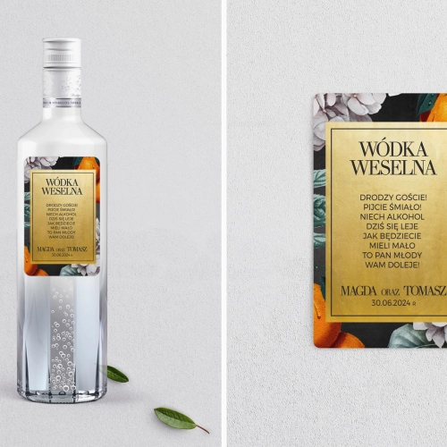 Naklejki na alkohol - Amore - Motyw 2