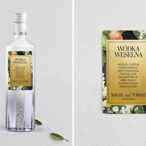 Naklejki na alkohol - Amore - Motyw 4