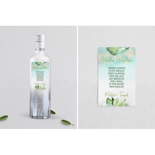 Naklejki na alkohol - Tropical Motyw 3