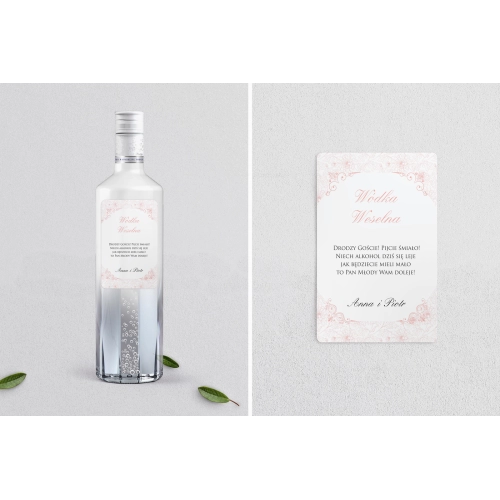 Naklejki na alkohol - Ornaments Motyw 5