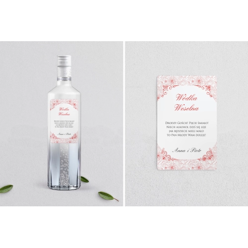 Naklejki na alkohol - Ornaments Motyw 9