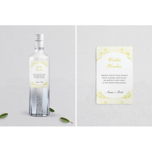 Naklejki na alkohol - Ornaments Motyw 11