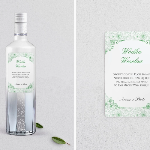 Naklejki na alkohol - Ornaments Motyw 12