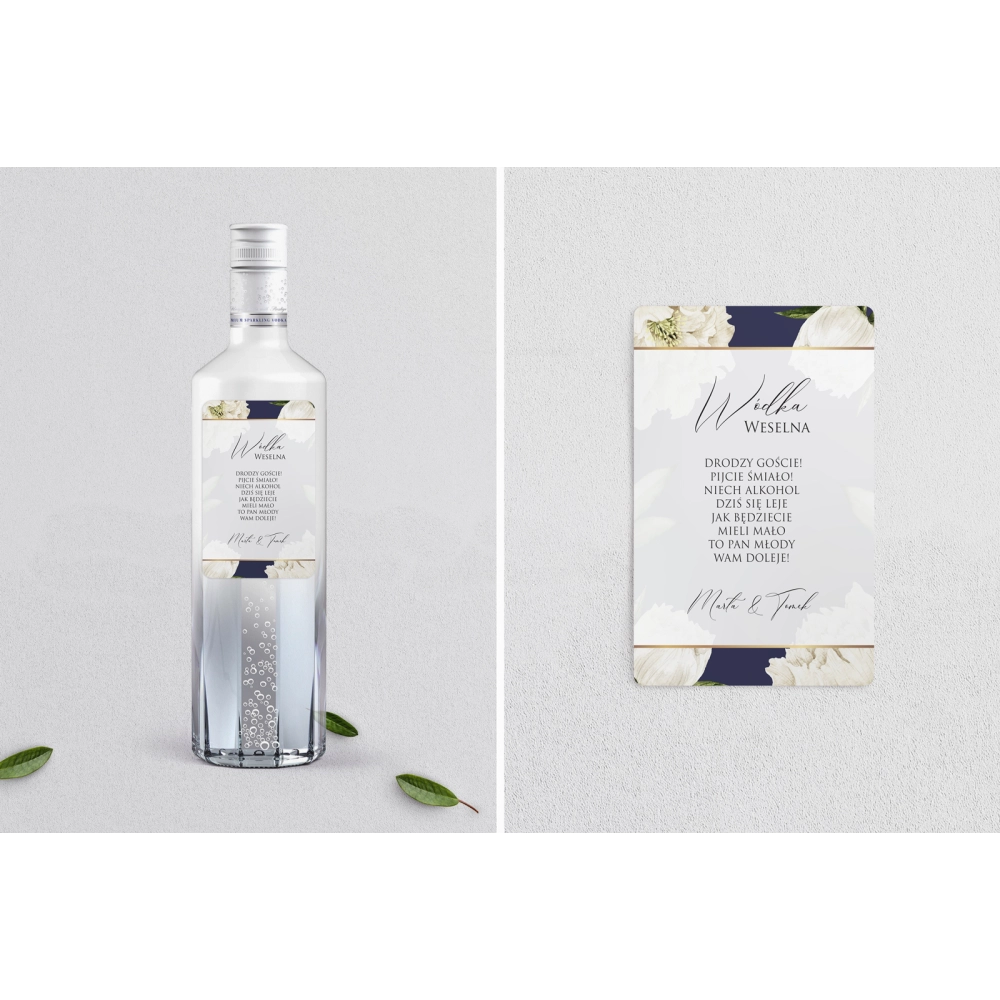 Naklejki na alkohol - Loveletter Motyw 1