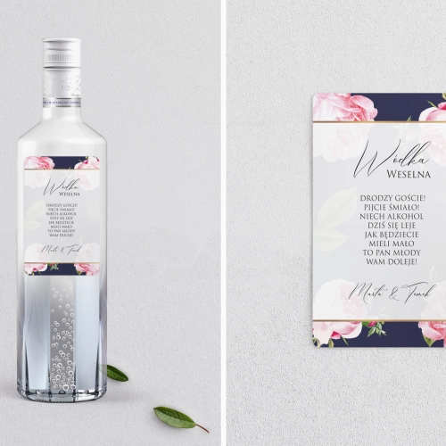 Naklejki na alkohol - Loveletter Motyw 2