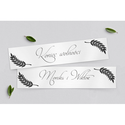 Tablice Rejestracyjne 2 szt. - Alloro - Motyw 2